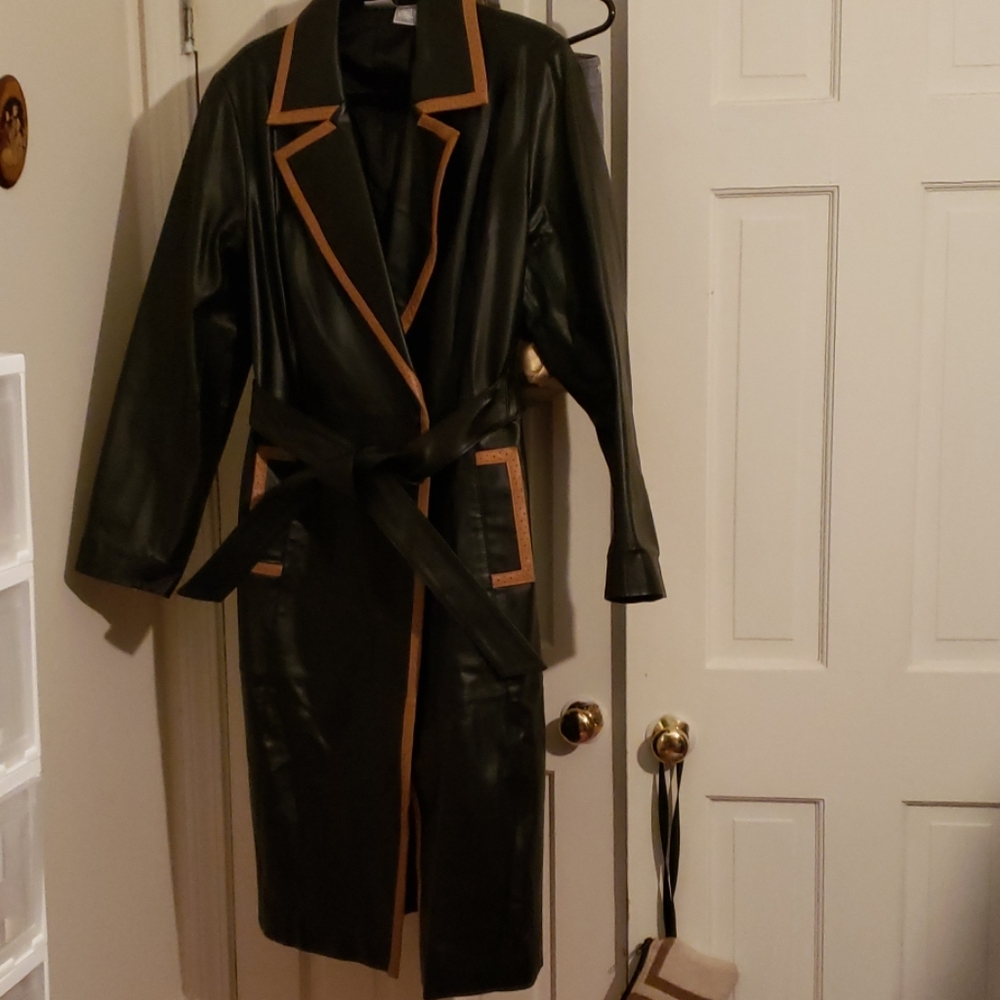 LEATHER COAT